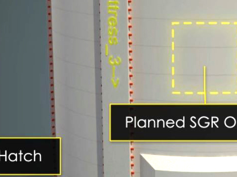 Crystal River power plant delamination animation still