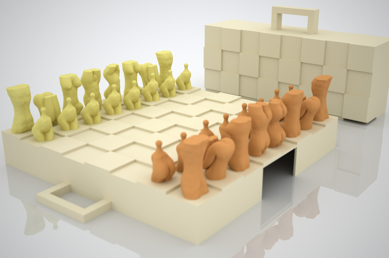Rendered table visualization